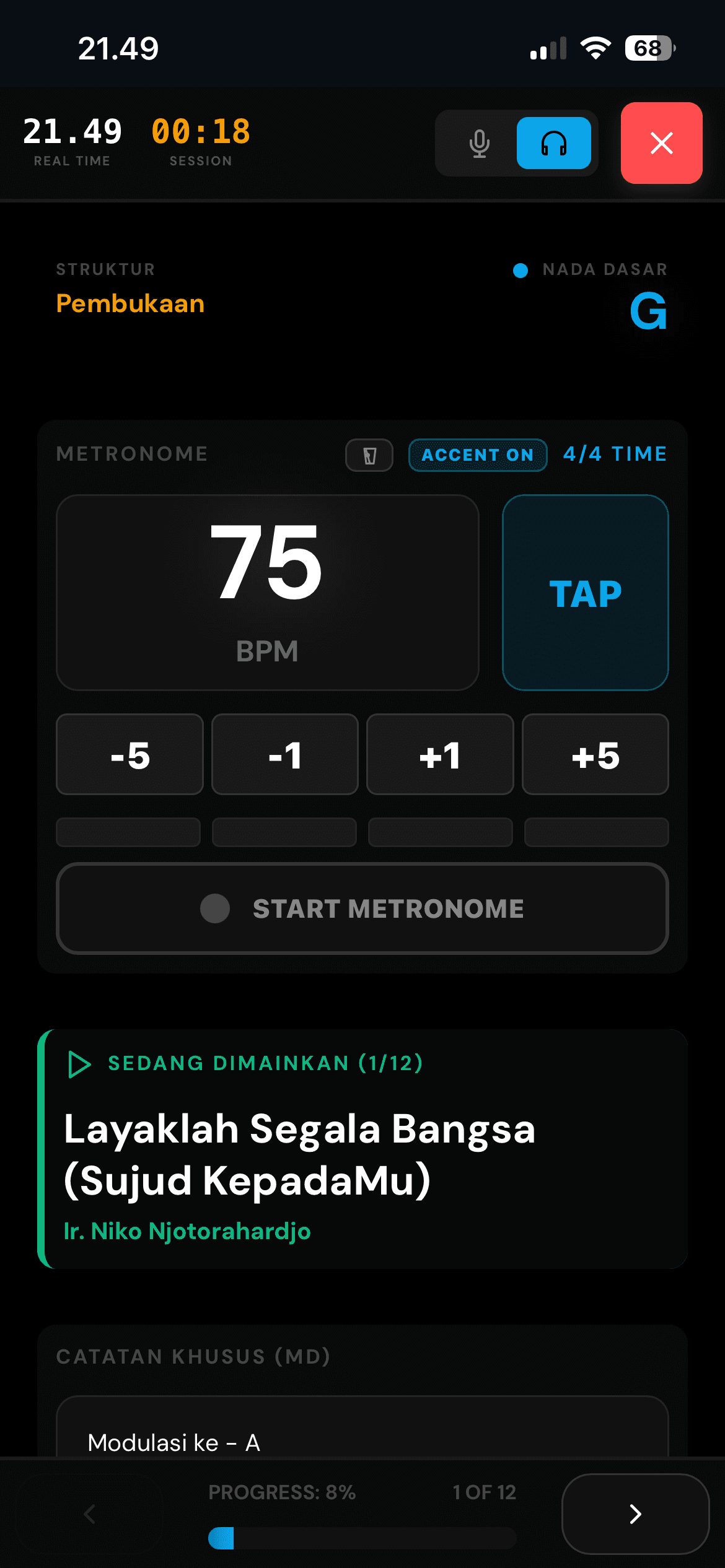 Song bank LeviFlow